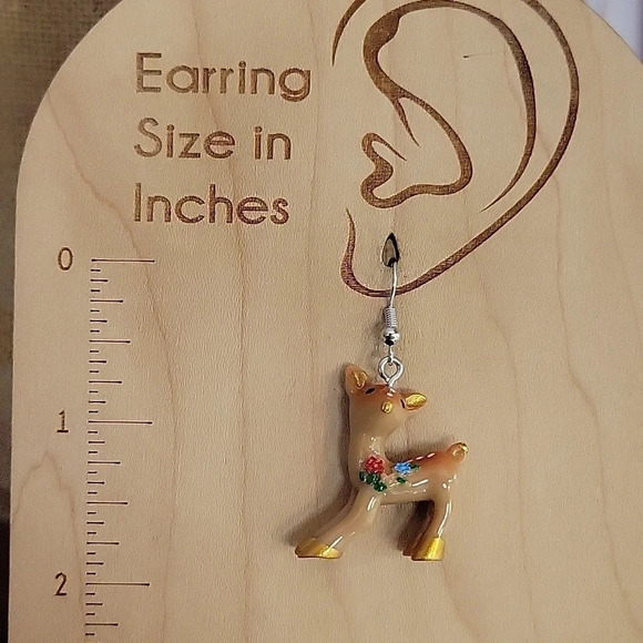 🔥LAST PAIR🔥 FAIRYTALE FAWN Earrings - Picture 6 of 7